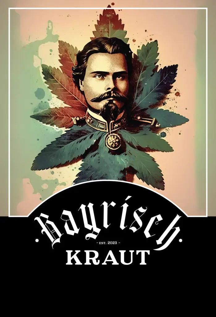 Black Hoodie „Ludovico Oans" - Bayrisch Kraut